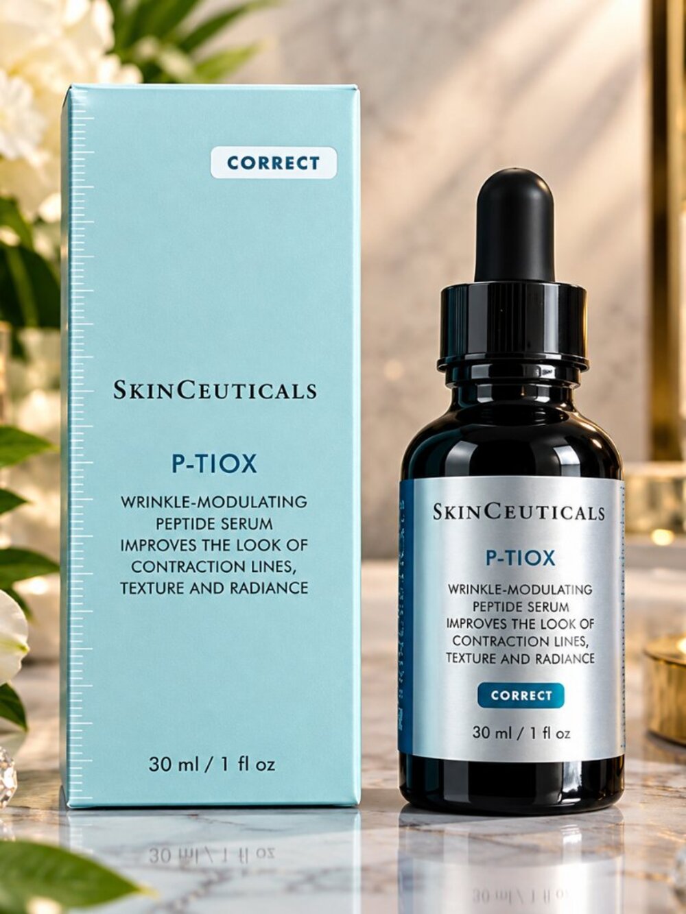 SkinCeuticals P-TIOX Peptide Serum 1 oz / 30ml NEW SEALED IN BOX